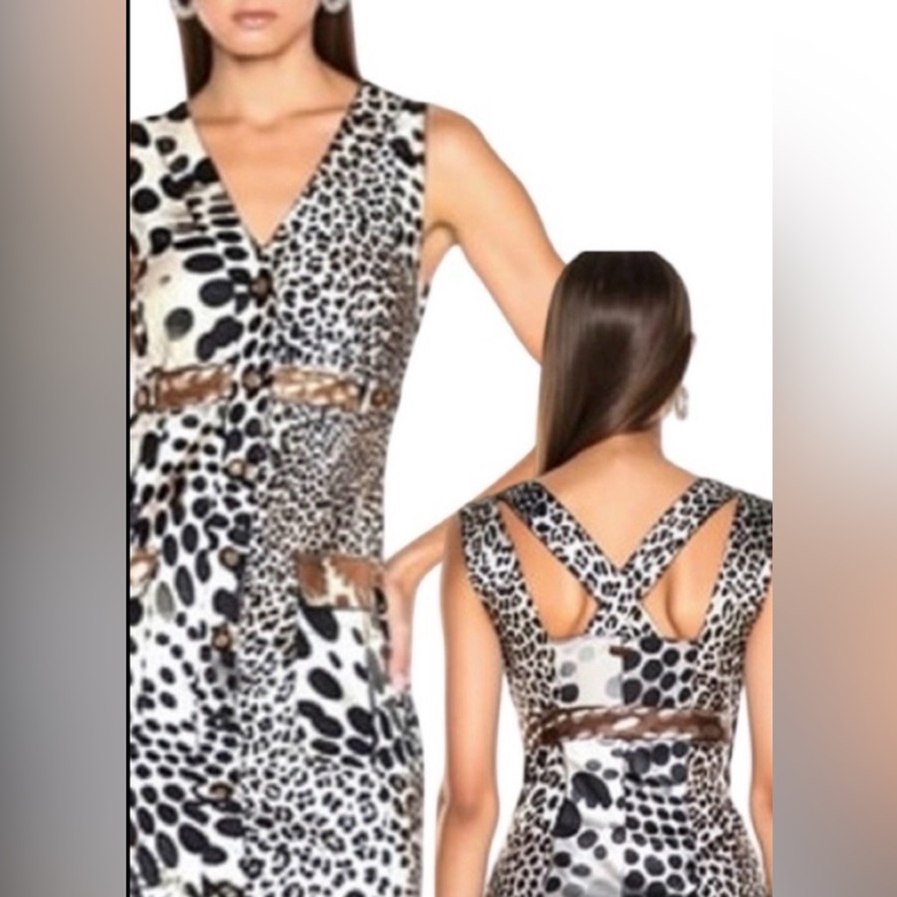 Animal print dress